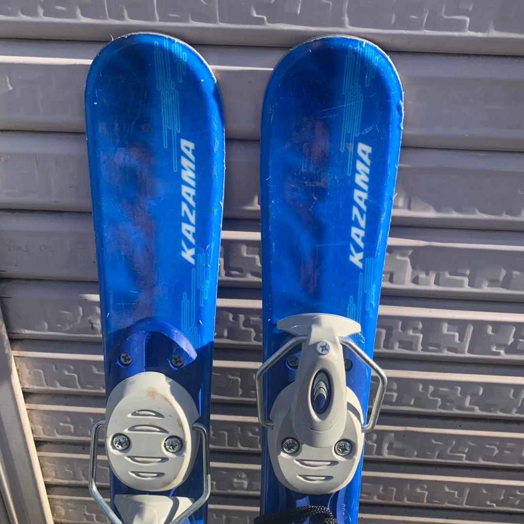 KAZAMA カザマ ファンスキー ショートスキー 62cm 子供用 レディース