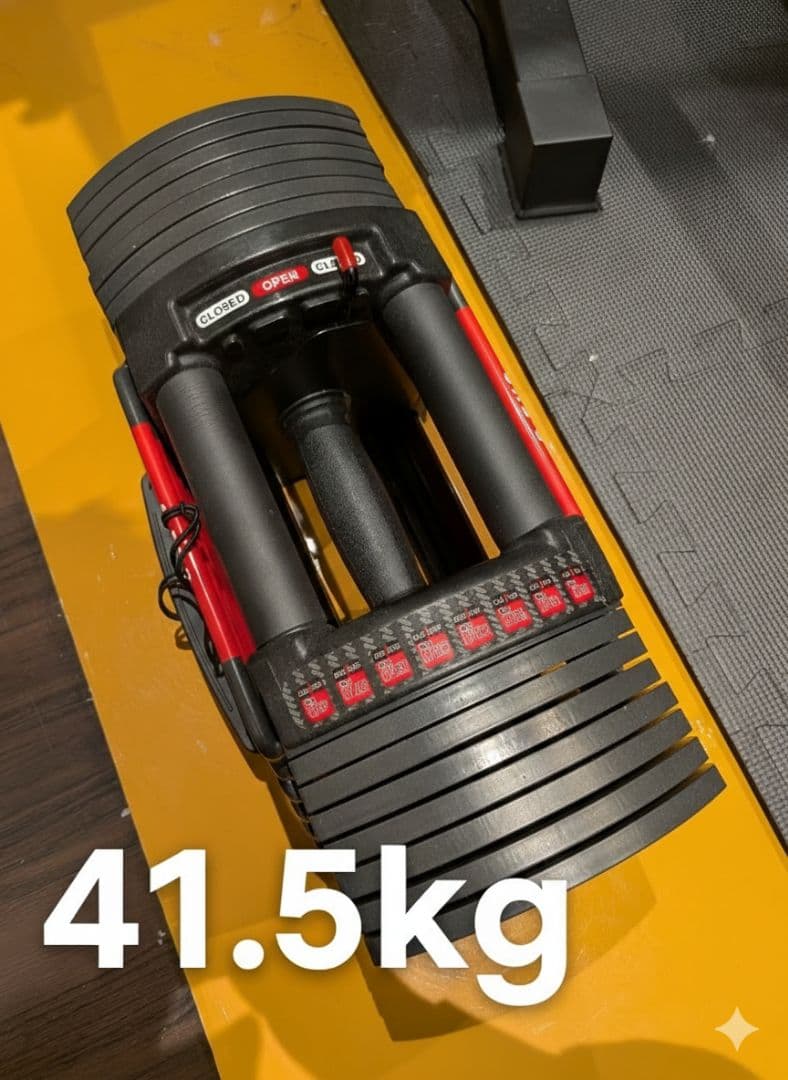 【②購入必須】可変式ダンベル 41.5kg【バーウィング】