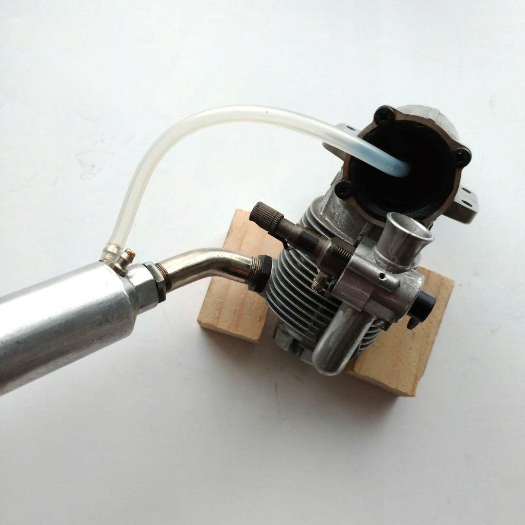 ラジコン飛行機 エンジン OS FL-70 4ストローク マフラー付き