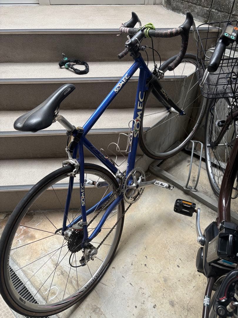 SOMEC 青 ロードバイク