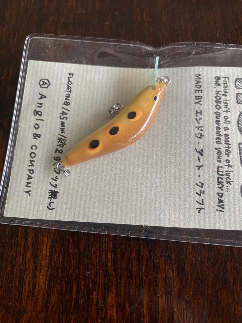 新品未開封 アングロアンドカンパニー HOBO 45MD ハンドメイドミノー