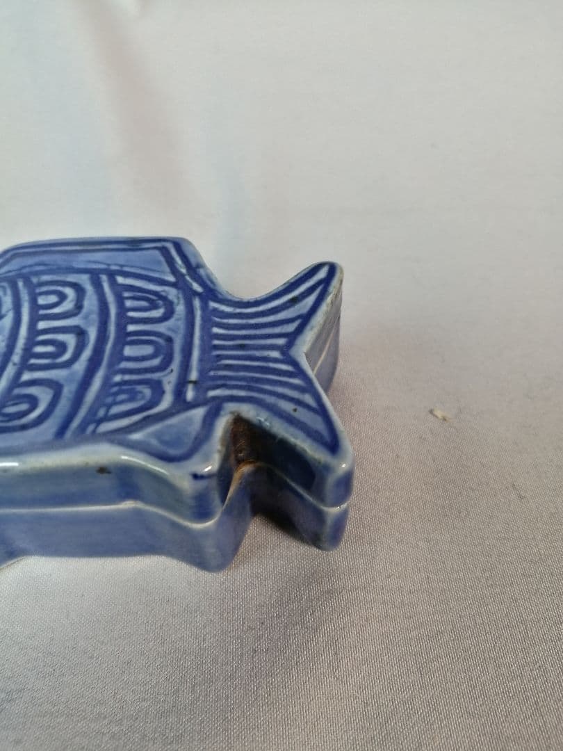 【茶道具】北峰作　木魚香合　香合283