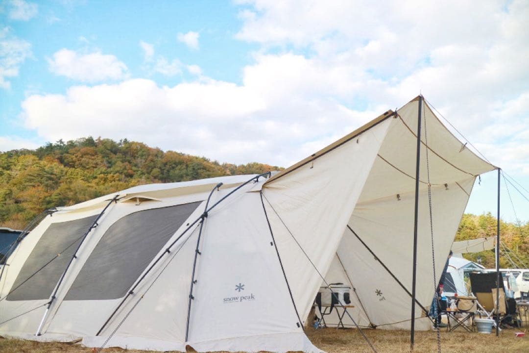 <雪峰祭2021>ランドロック pro アイボリー ブラックポール スノーピーク