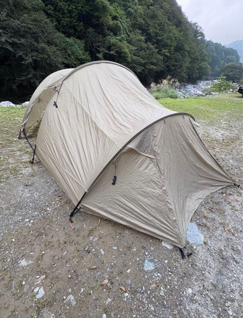 【美品】TOMOUNT トンネルテント 2ルームテント