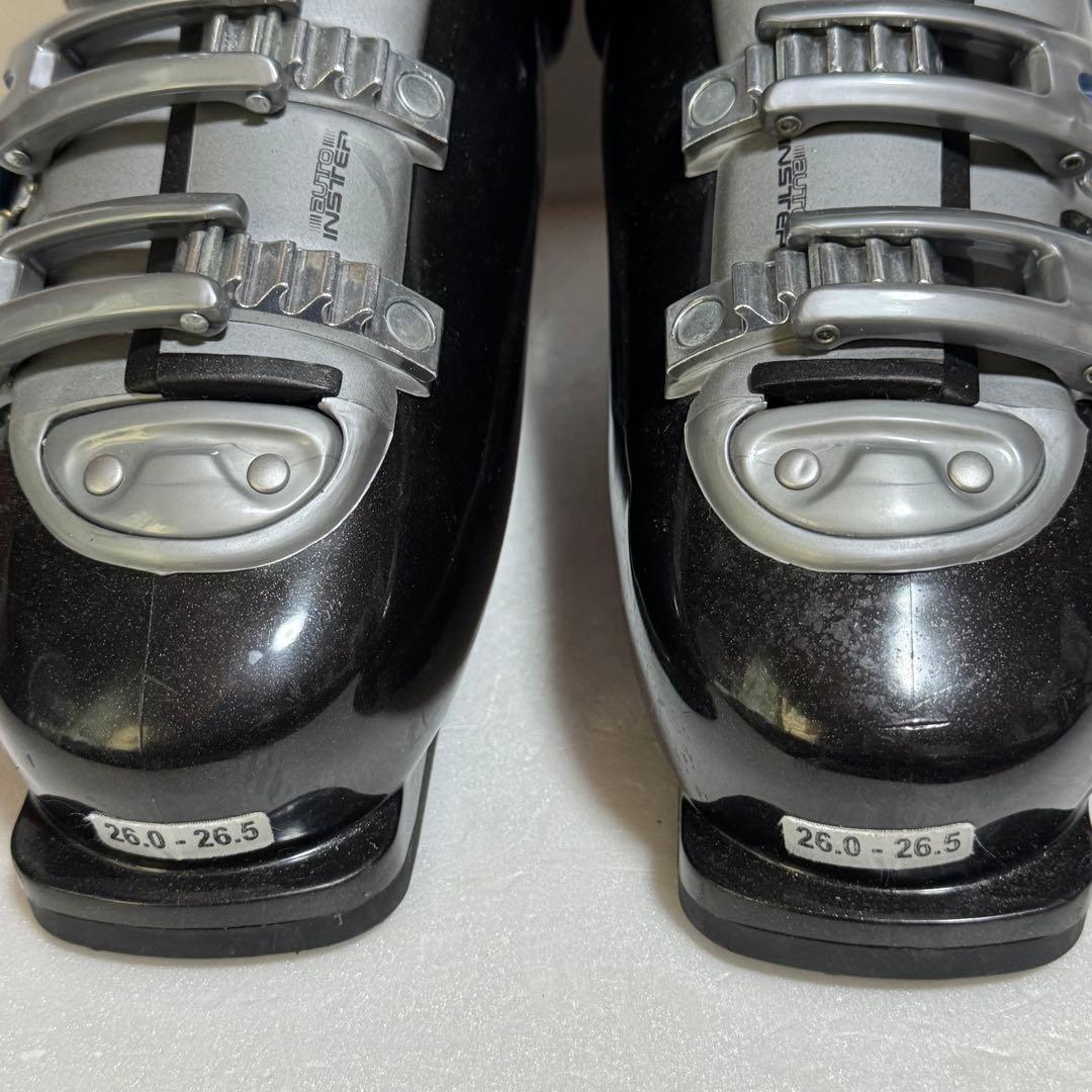 スキーブーツ26-26.5CMPLUSACTION S5.5X黒色ブラック初心者