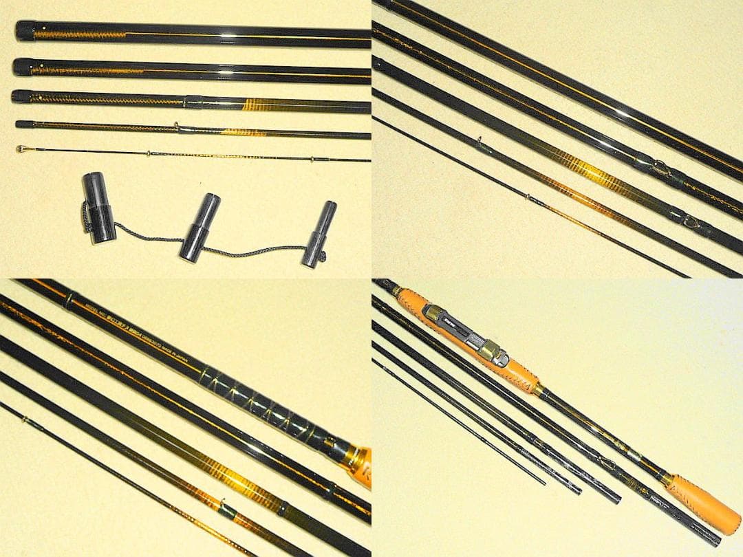 【夢幻工房 チヌ 中硬調 ５４】ii 並継 本革ベースボールステッチグリップ！