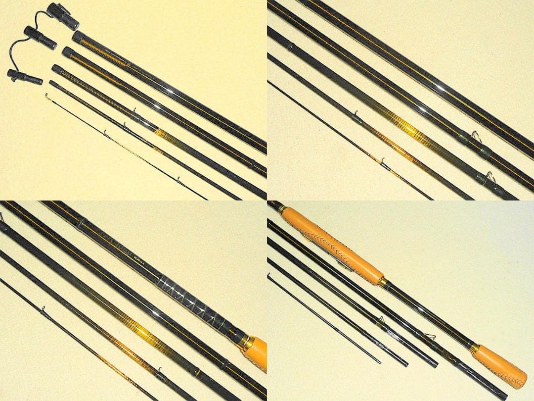 【夢幻工房 チヌ 中硬調 ５４】ii 並継 本革ベースボールステッチグリップ！