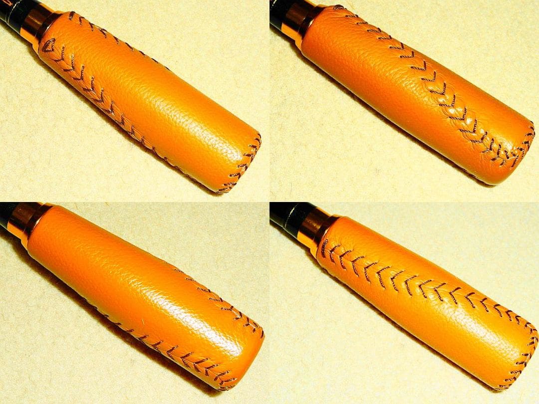 【夢幻工房 チヌ 中硬調 ５４】ii 並継 本革ベースボールステッチグリップ！