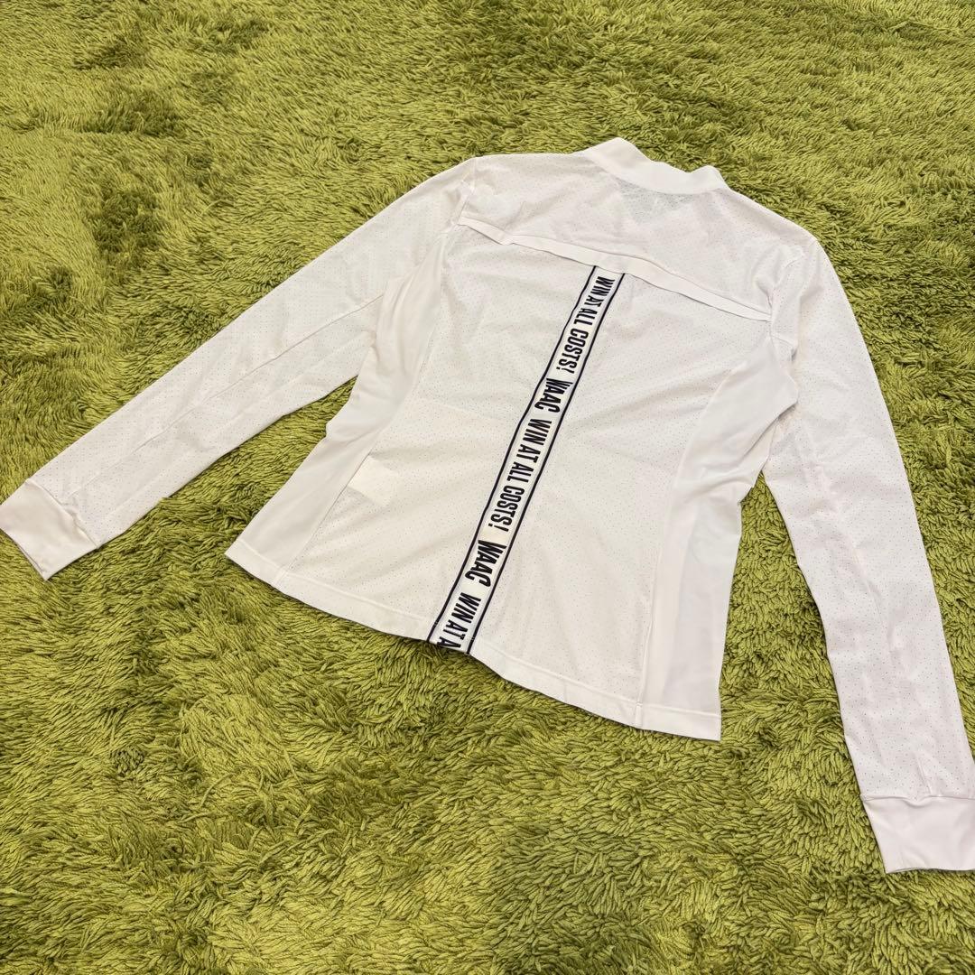 WAAC ワック ジップジャケット アウター 薄手 ホワイト 白 サイズ2