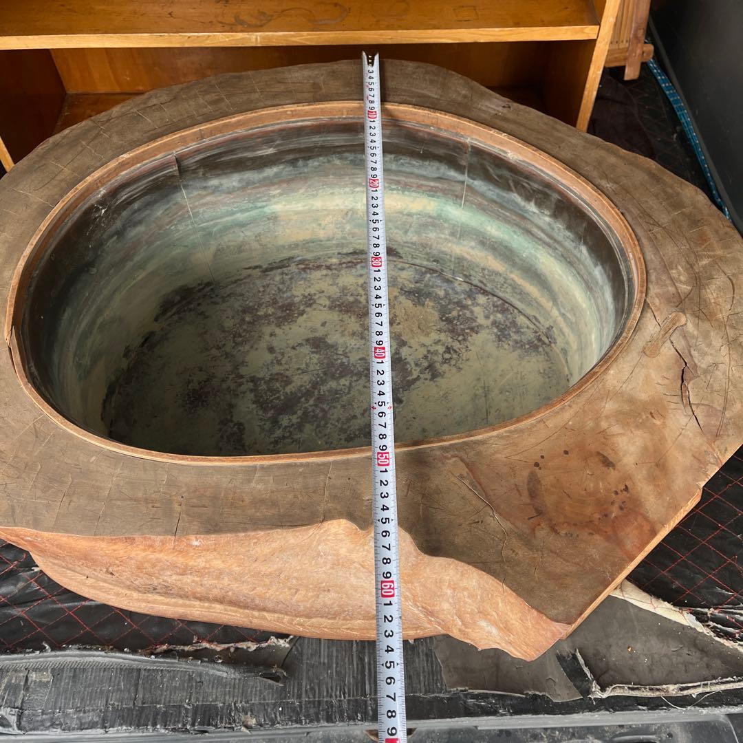 アンティーク 木製 火鉢