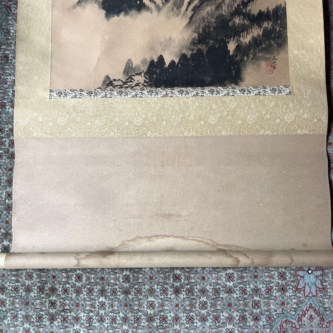 掛け軸　川合玉堂