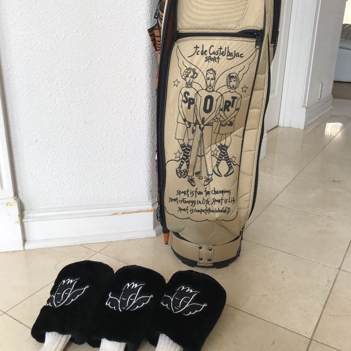 カステルバジャッククラブバック、傘、クラブカバー、ボール、シューズカバー