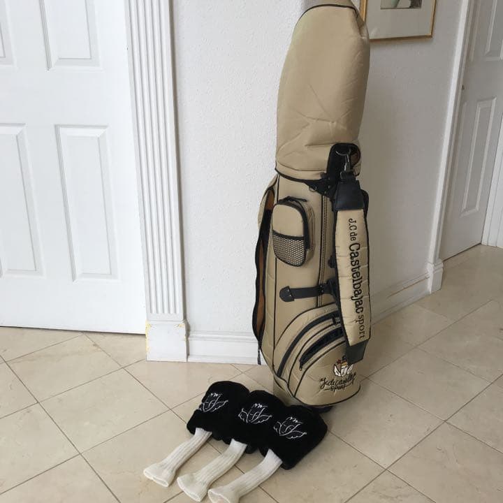 カステルバジャッククラブバック、傘、クラブカバー、ボール、シューズカバー