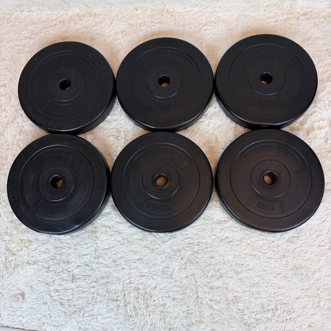 直接引き取り限定 約80kg 可変式 ダンベル プレート セット