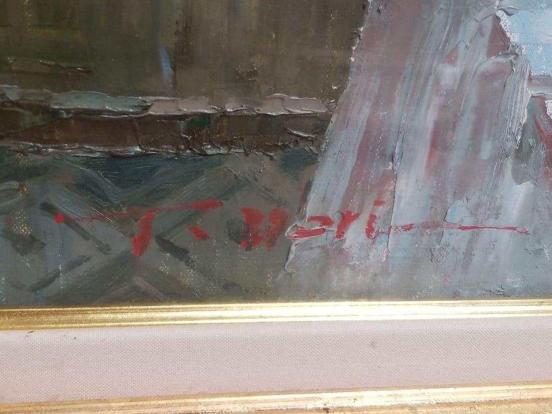 窓辺の薔薇 堀哲夫 黄色のバラの油彩画 大作