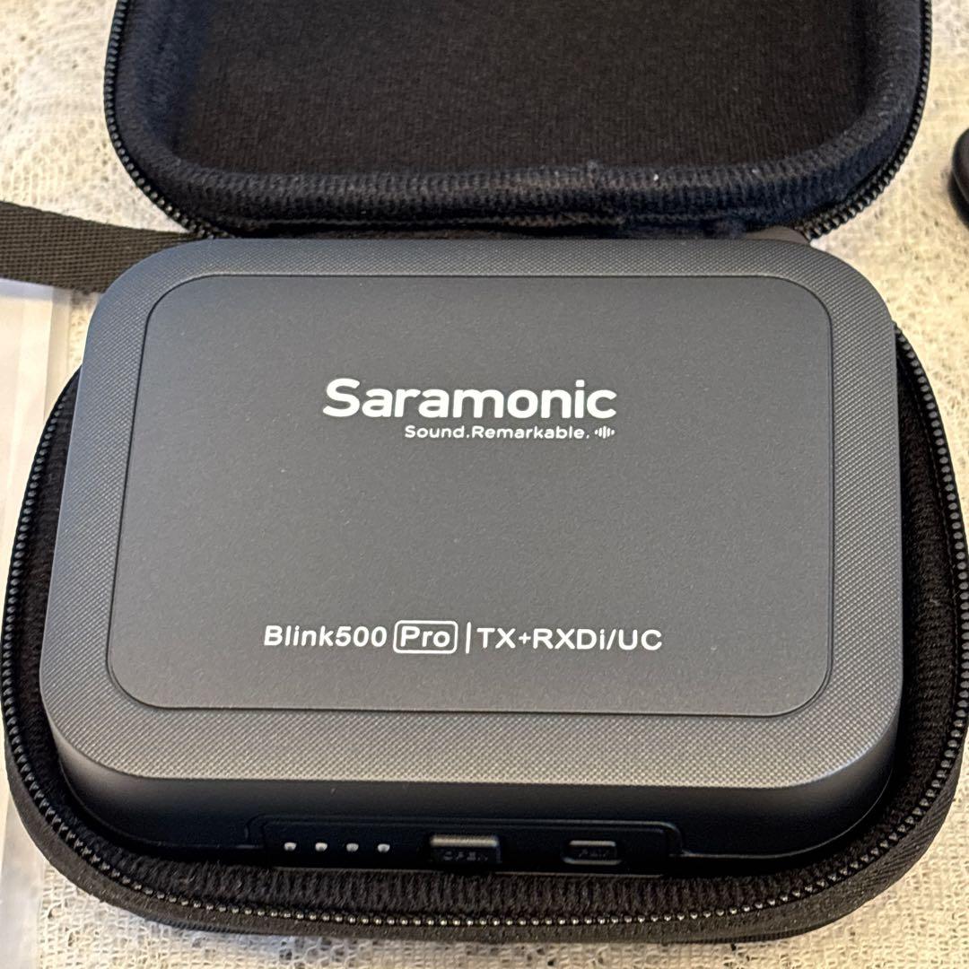 Saramonic サラモニック 2.4G超小型ワイヤレスマイクシステム 黒