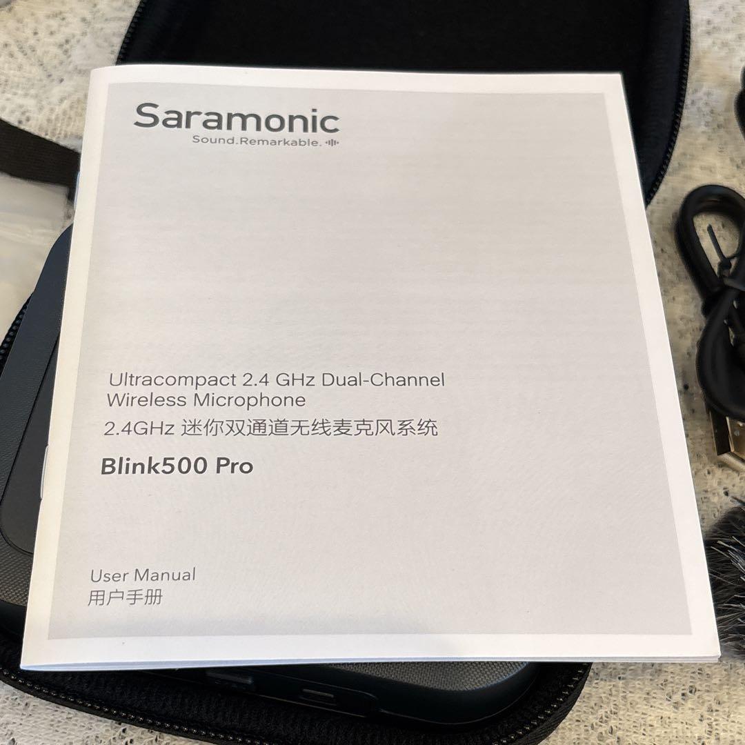 Saramonic サラモニック 2.4G超小型ワイヤレスマイクシステム 黒