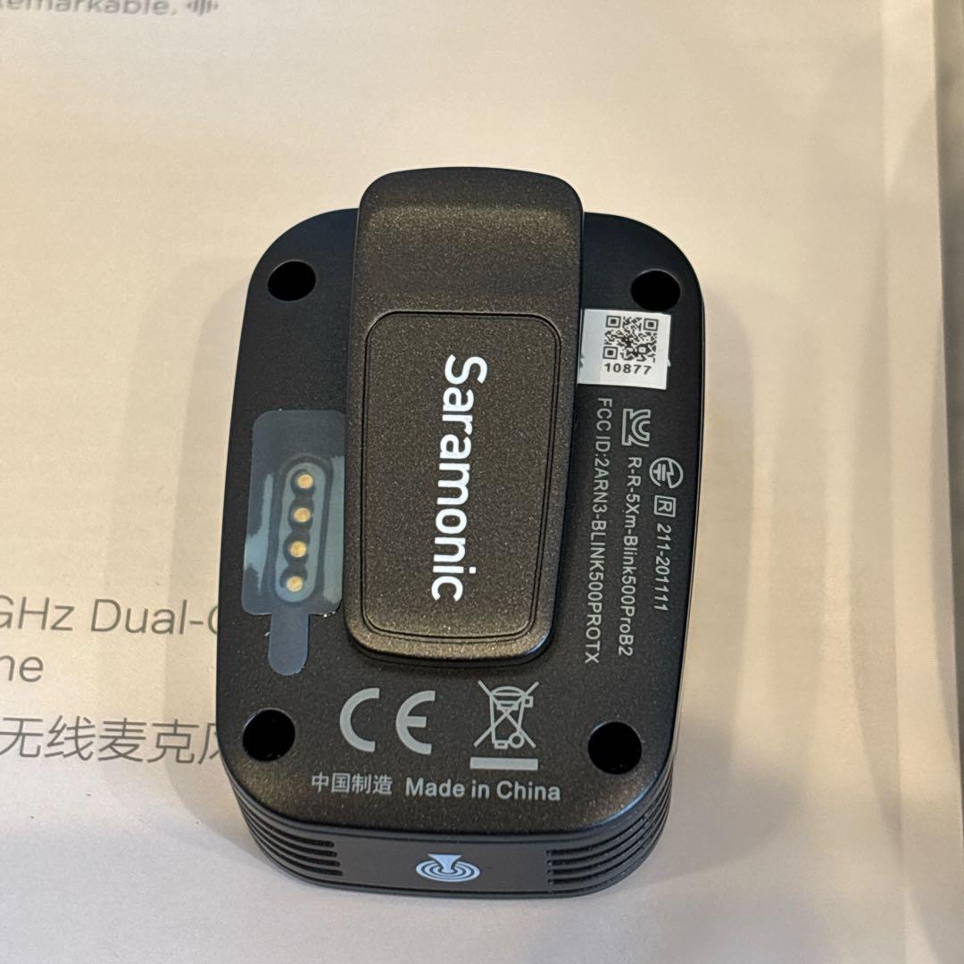 Saramonic サラモニック 2.4G超小型ワイヤレスマイクシステム 黒