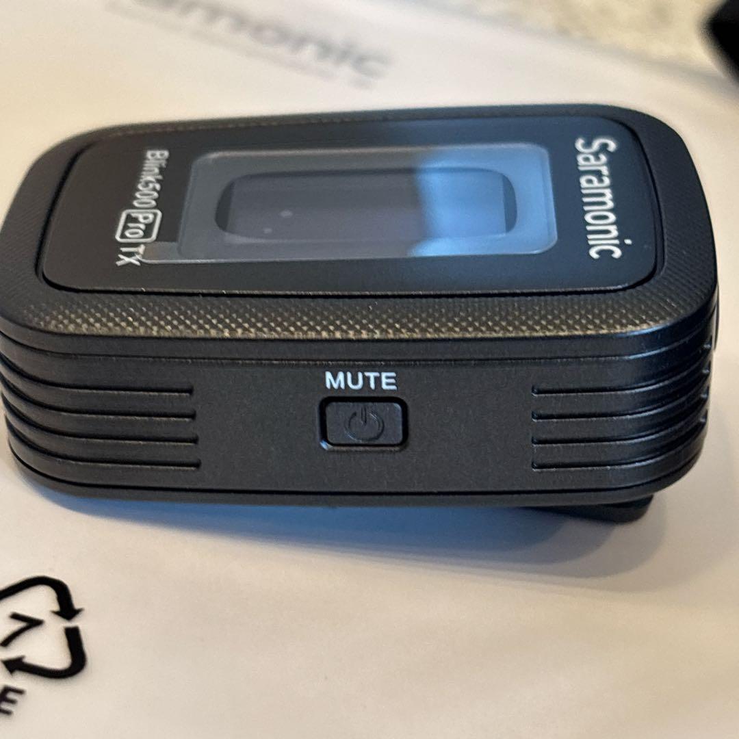 Saramonic サラモニック 2.4G超小型ワイヤレスマイクシステム 黒