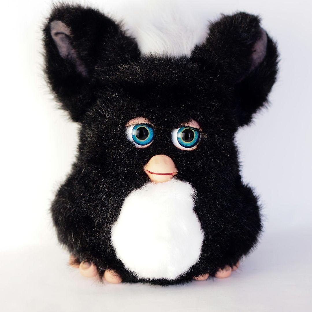 【稼動品】ファービー2 ミルキーパンダ ブルーアイ ドイツ語 箱・スプーン付き