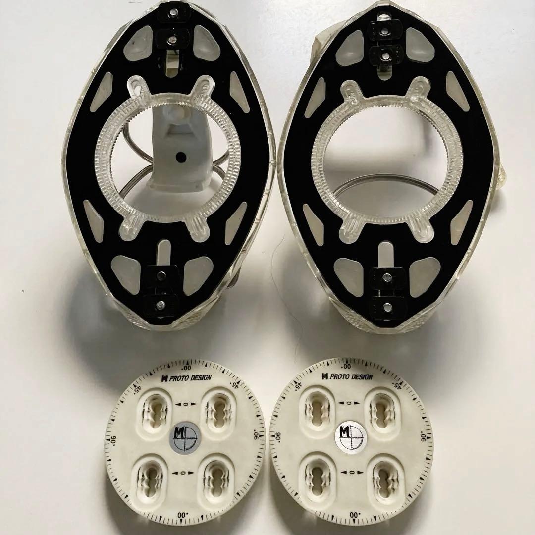 【現品限り】Mプロトデザイン アルペン スノーボード ステップイン バイン