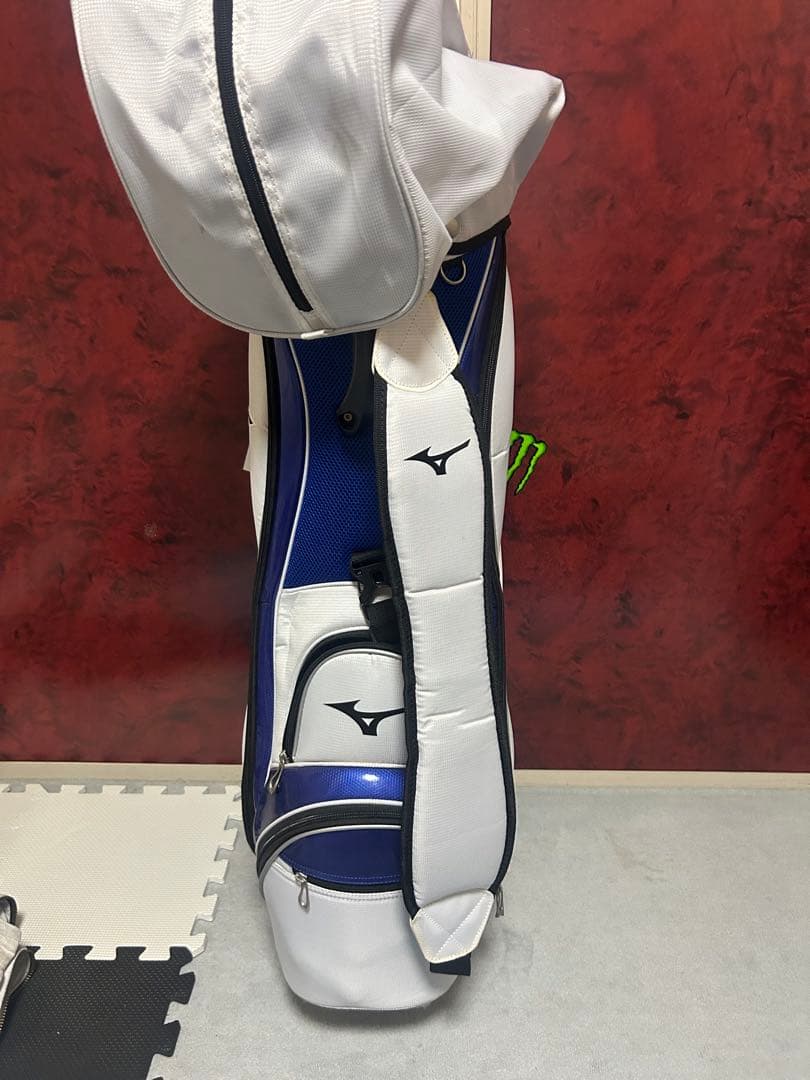 石屋さん様　Mizuno キャディバッグ ホワイト/ブルー
