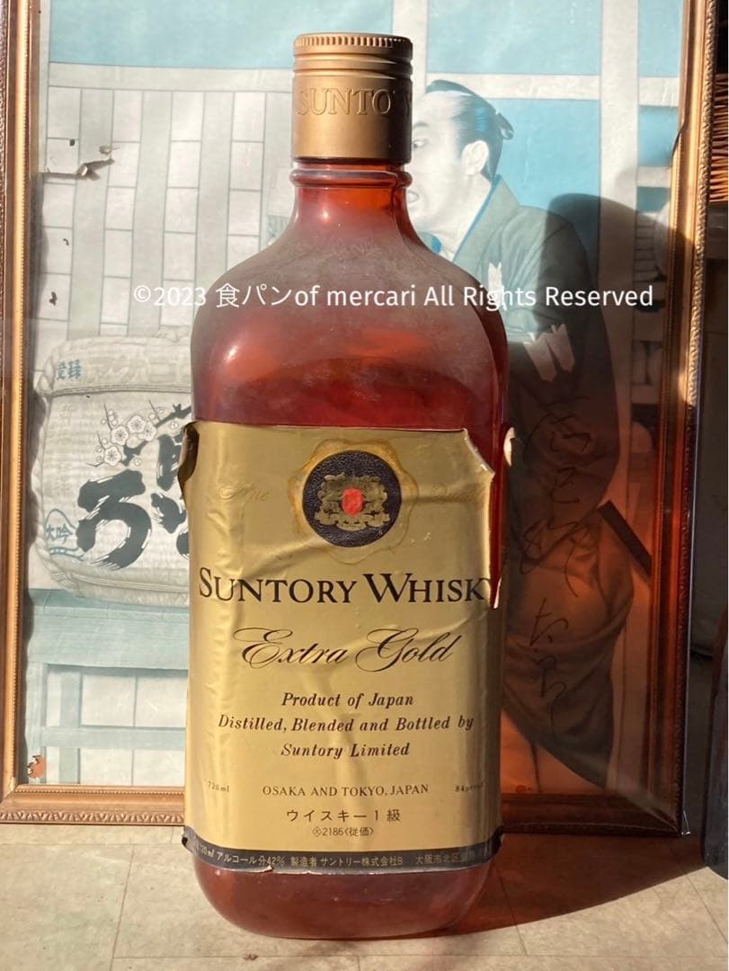 ★【特大レア】SANTORY サントリー ウィスキー ボトル 61㎝　リザーブ