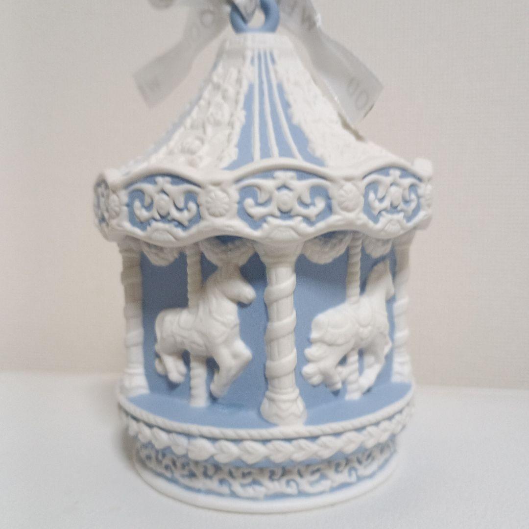 ウェッジウッド　ジャスパーウェア　カルーセル　クリスマスオーナメント　2012