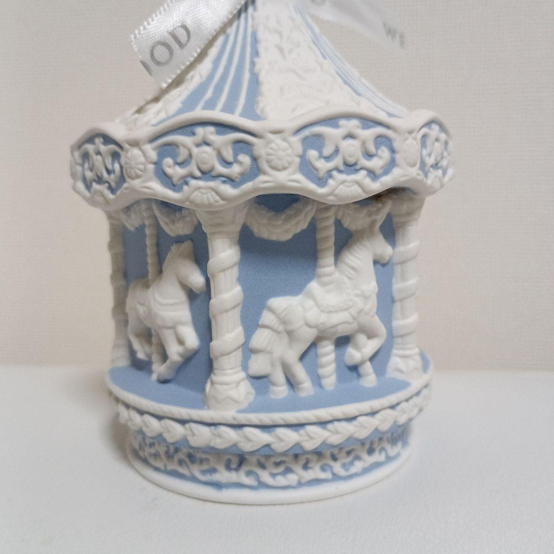 ウェッジウッド　ジャスパーウェア　カルーセル　クリスマスオーナメント　2012