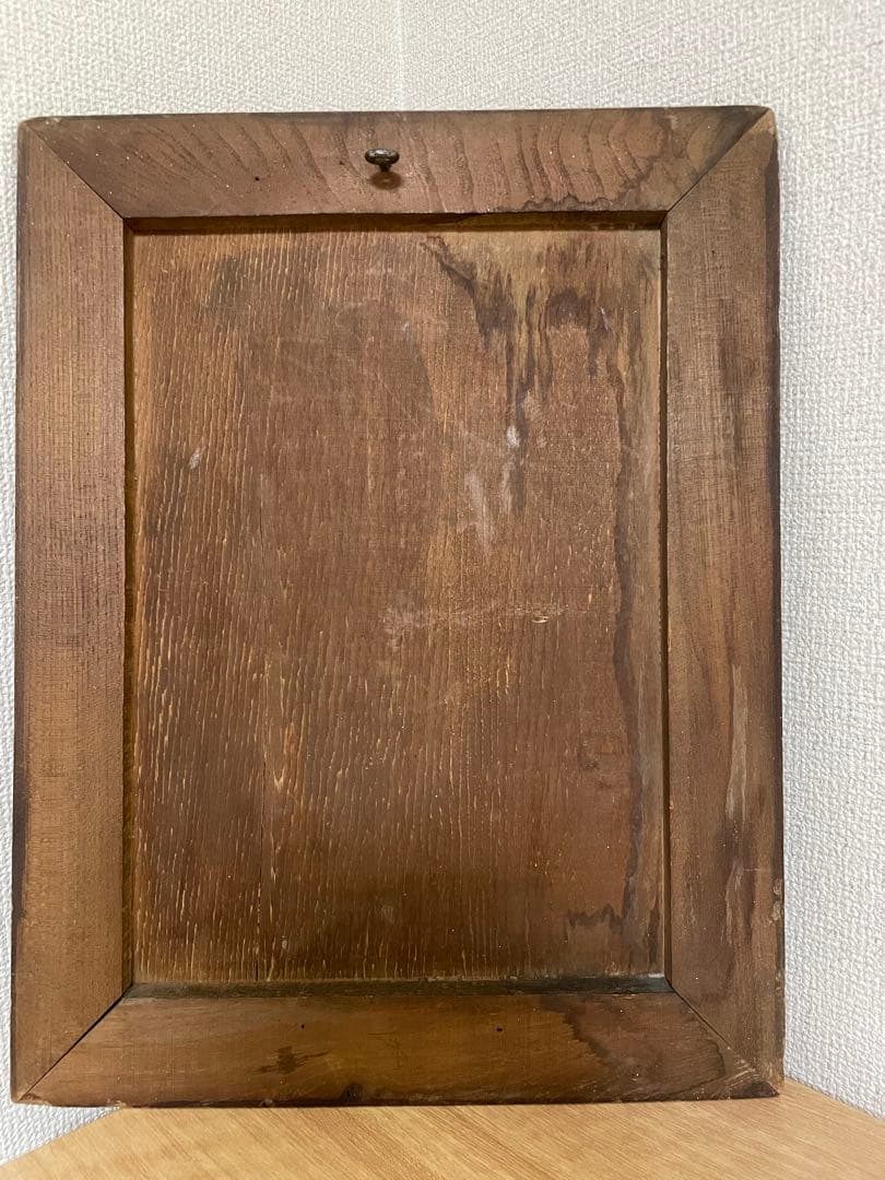 アンティーク　骨董　寄木細工　ナポレオン　コルシカ島　絵画