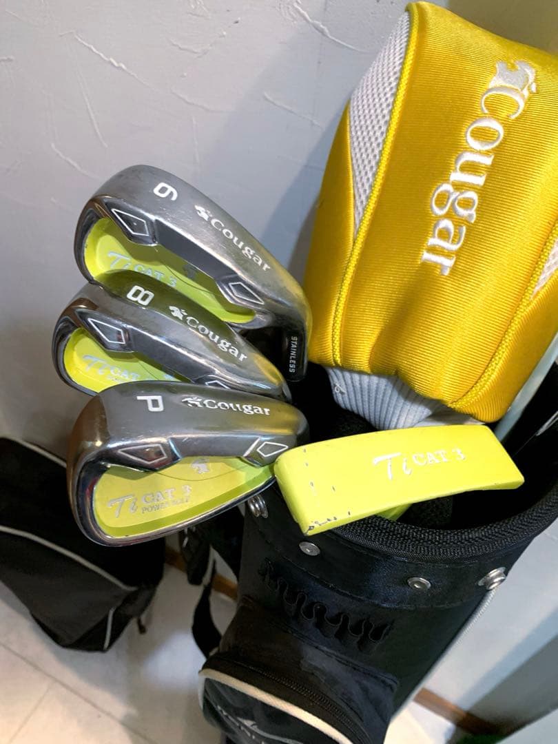 レディースゴルフクラブ　ハーフセット　クーガー　優しい　バッグ/ワールドイーグル