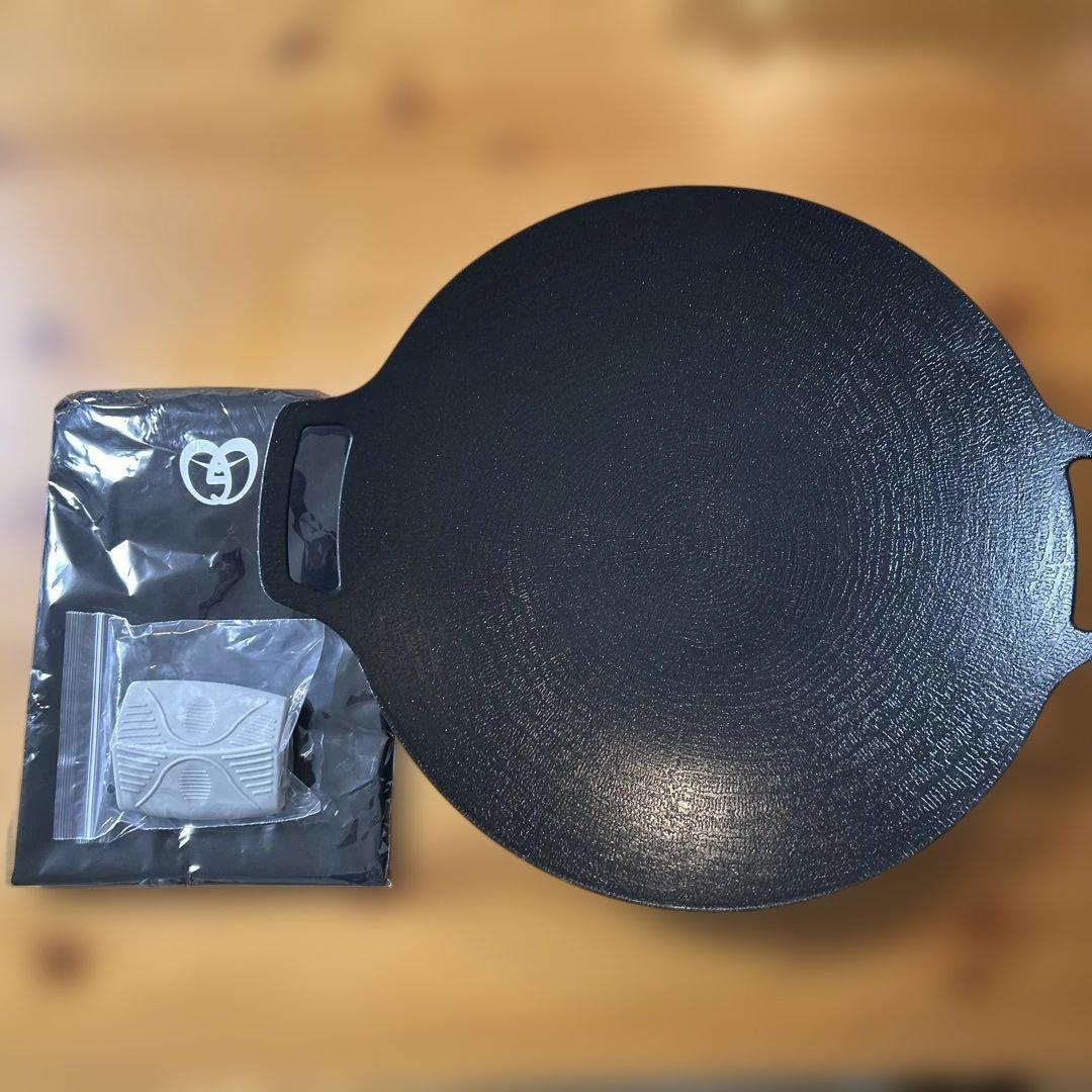 JHQ マルチグリドル 36cm 深型（正規品）収納袋・シリコンミトン