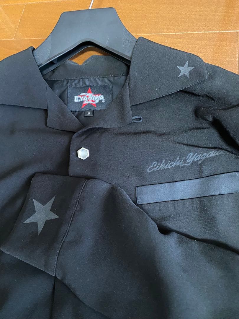 矢沢永吉　ブラックドレスシャツ(ロゴ)