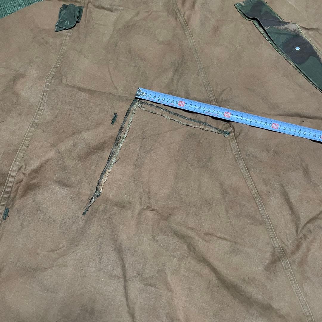 ハンガリー軍幕　ポンチョ　1枚　ハリケーン迷彩