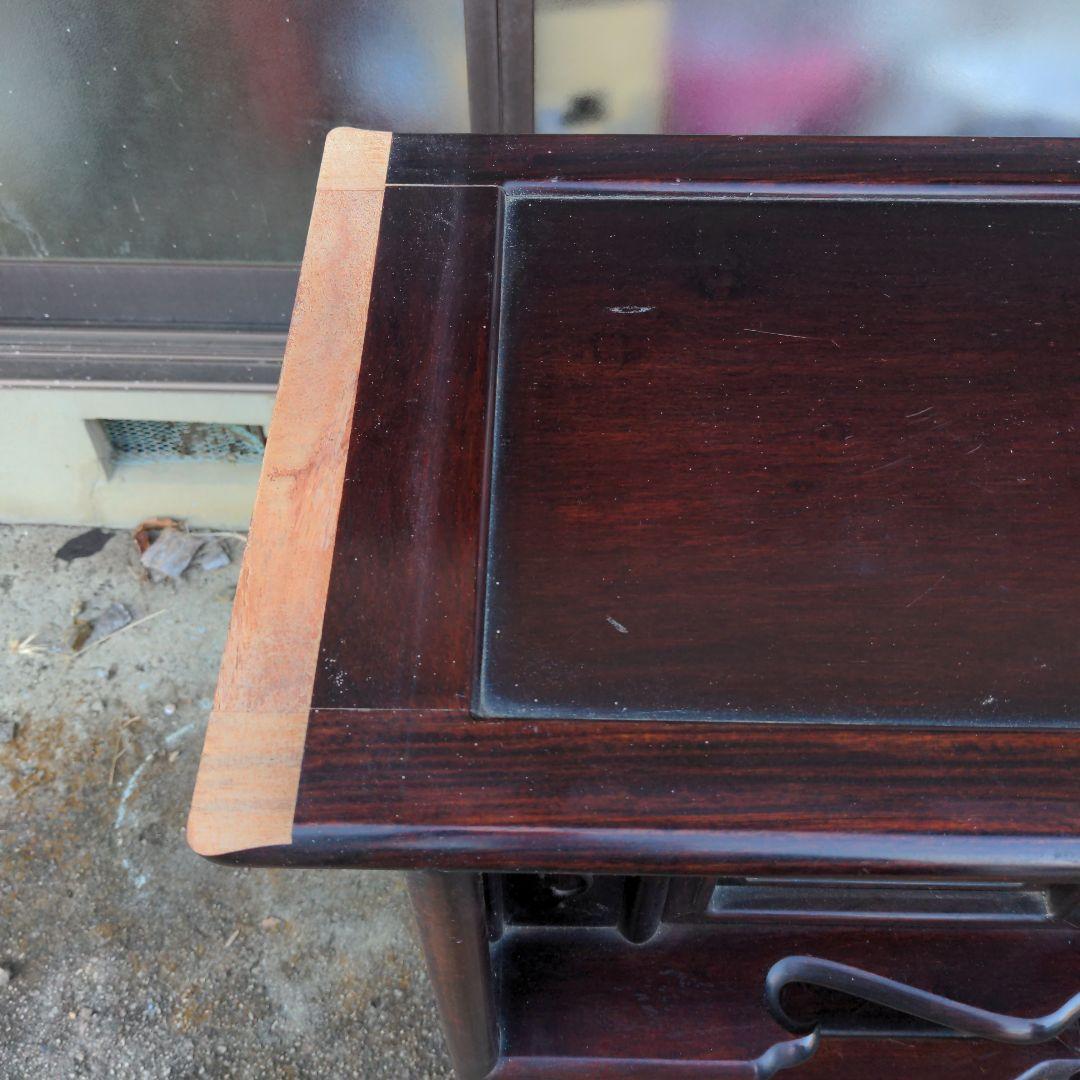 木製彫刻収納棚