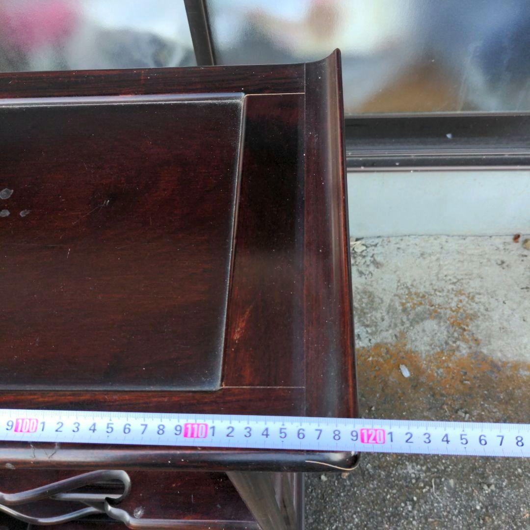 木製彫刻収納棚