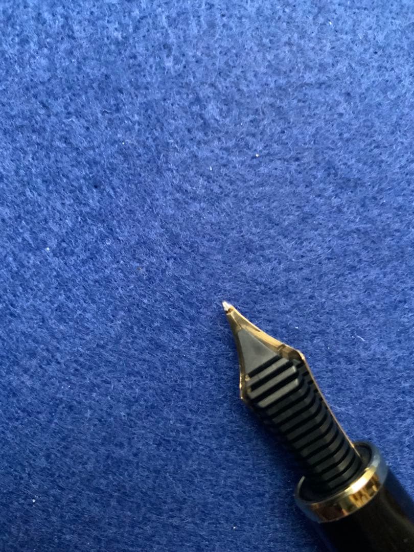 セーラー万年筆　長原宣義作　長刀研ぎ　21金　グリーン系マーブル