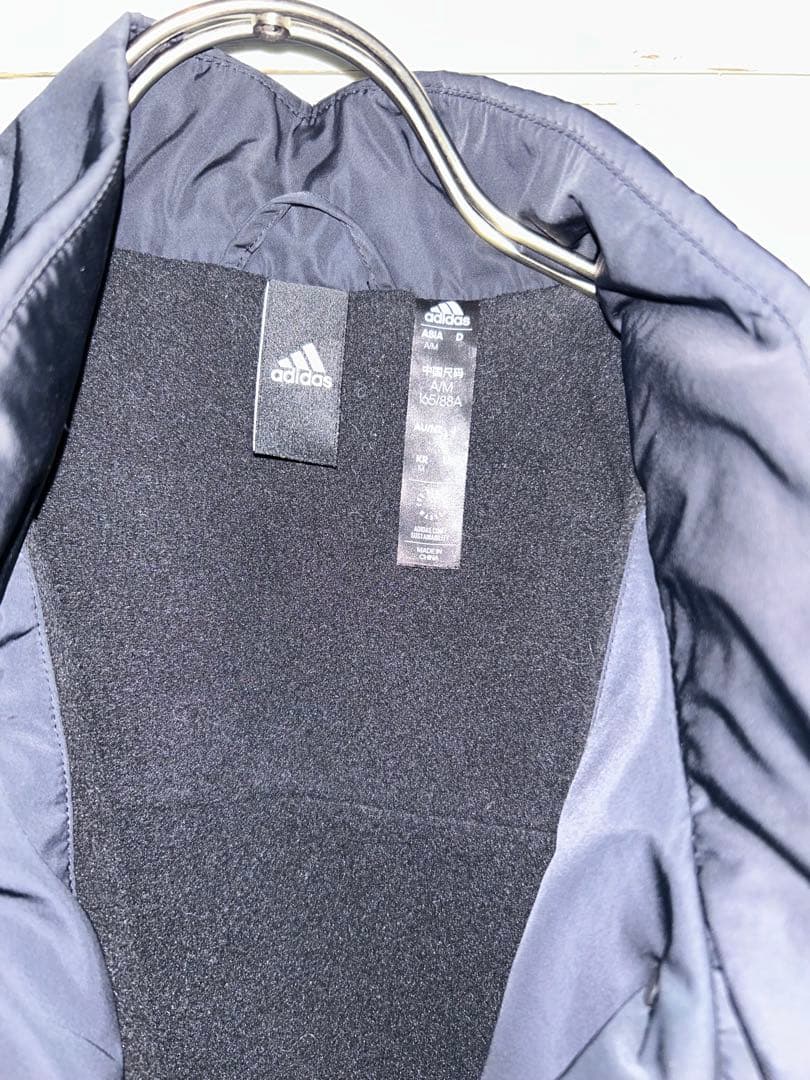 adidas コートPRSVE オーバーサイズフィット ロングコート　BLACK