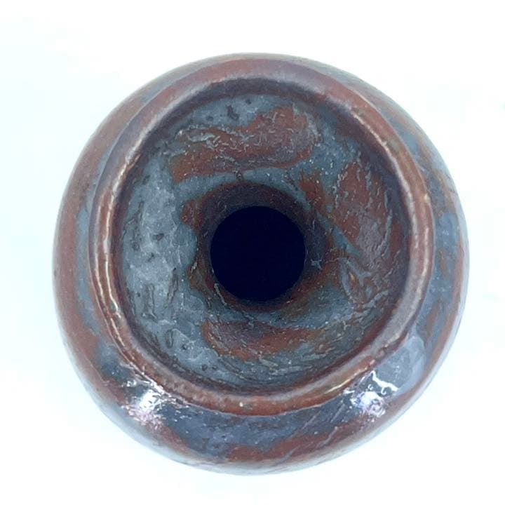 笠原窯　水野露堂/二郎造　鼠志野とっくり