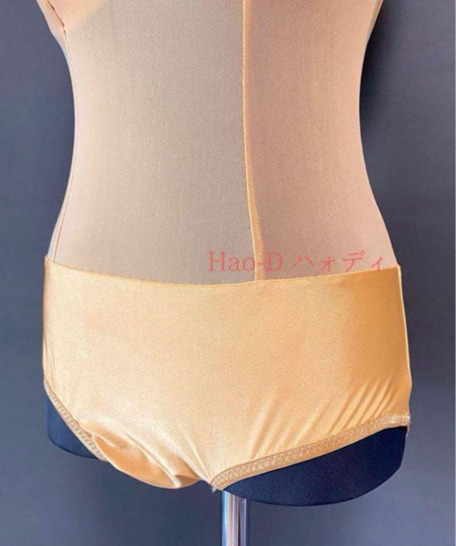Hao-D★新品★M★肌色★レオタード★胸パット付きインナー★バレエ★ハオディ