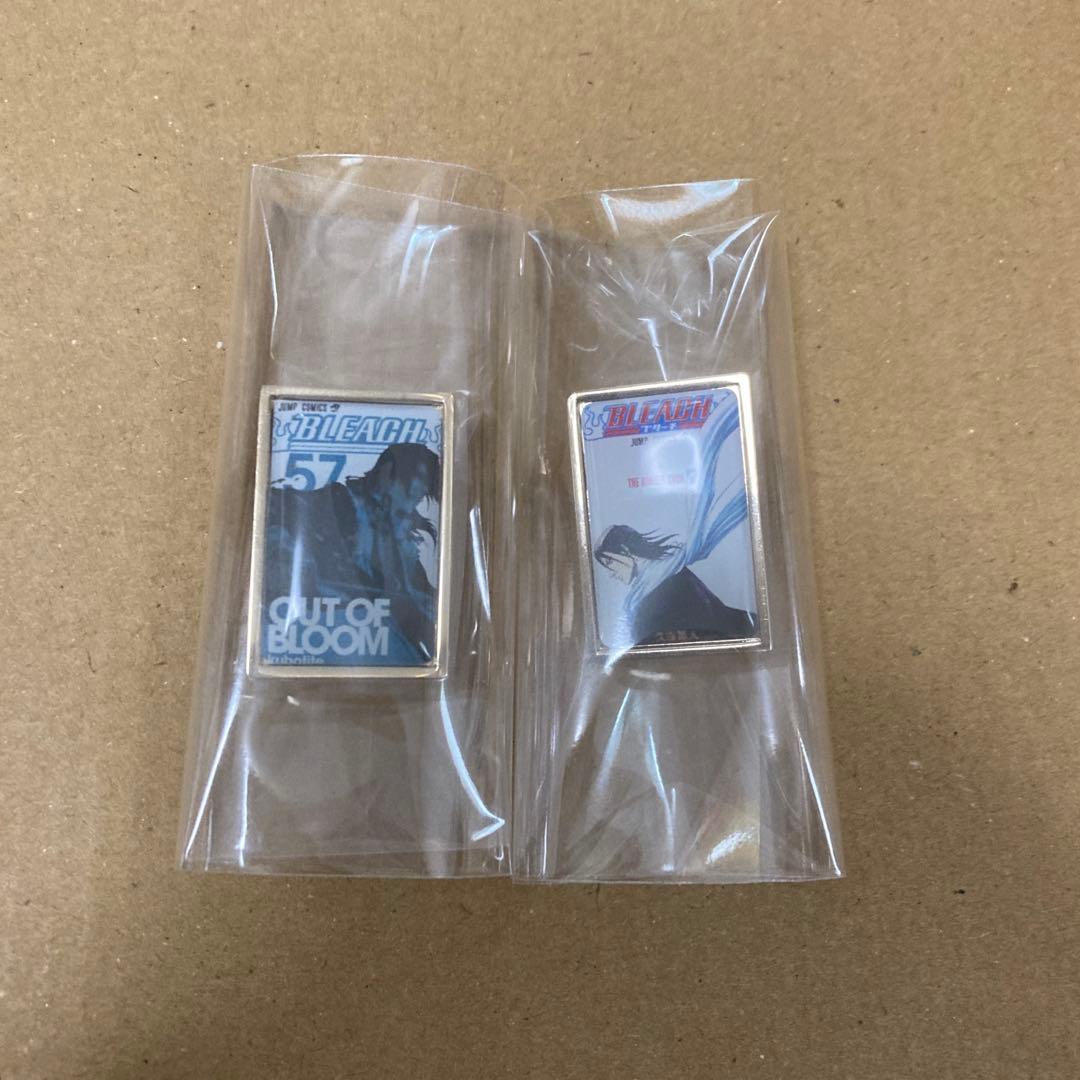 BLEACH 朽木白哉 ピンズ コミックカバーイラスト ピンバッジ ジャンプ展