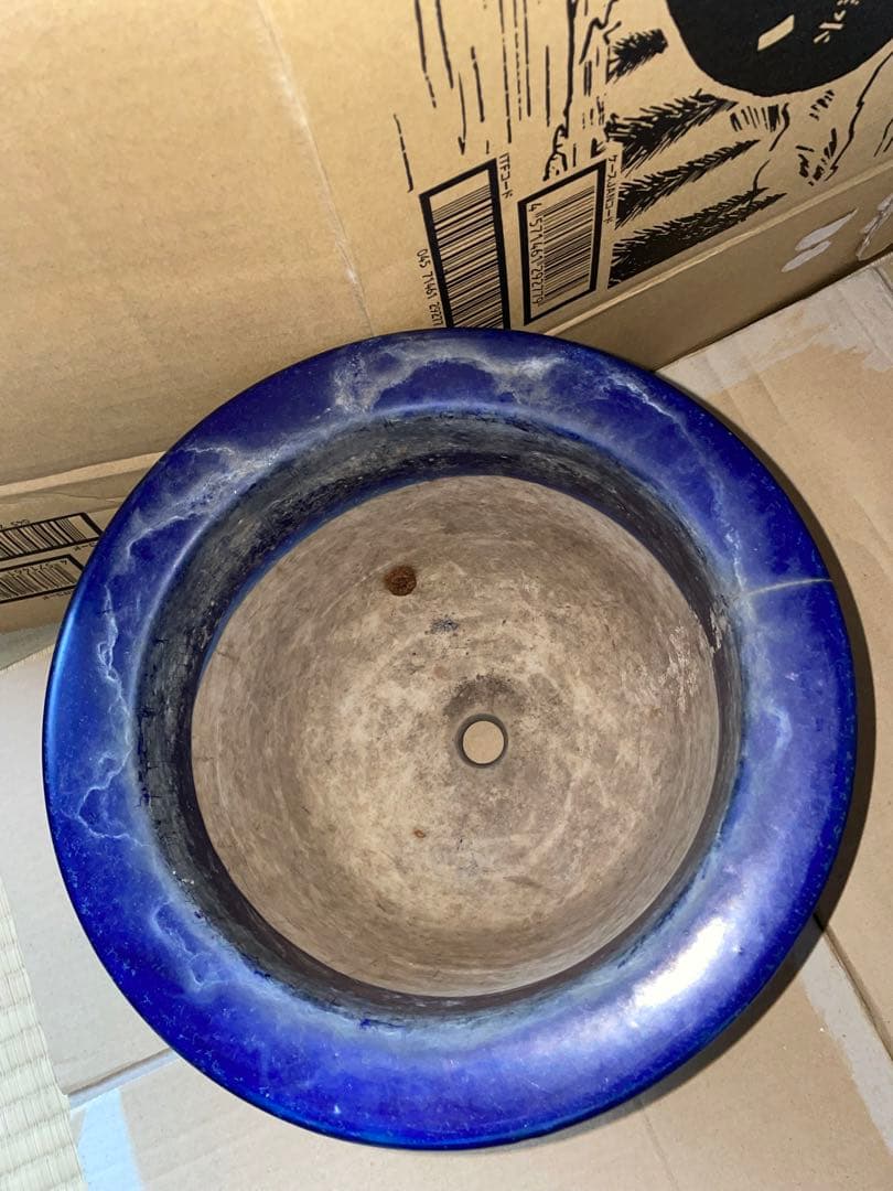 最終価格　盆栽鉢 植木鉢 鉢 瑠璃　アンティーク