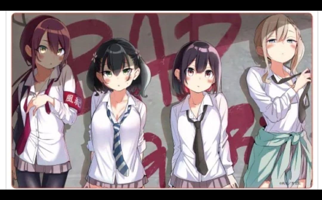 ばっどがーる　ラバーマット　直筆サイン入り