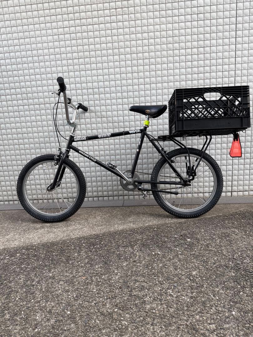 KINASHI CYCLE BMXクルーザーブラック バスケット付き