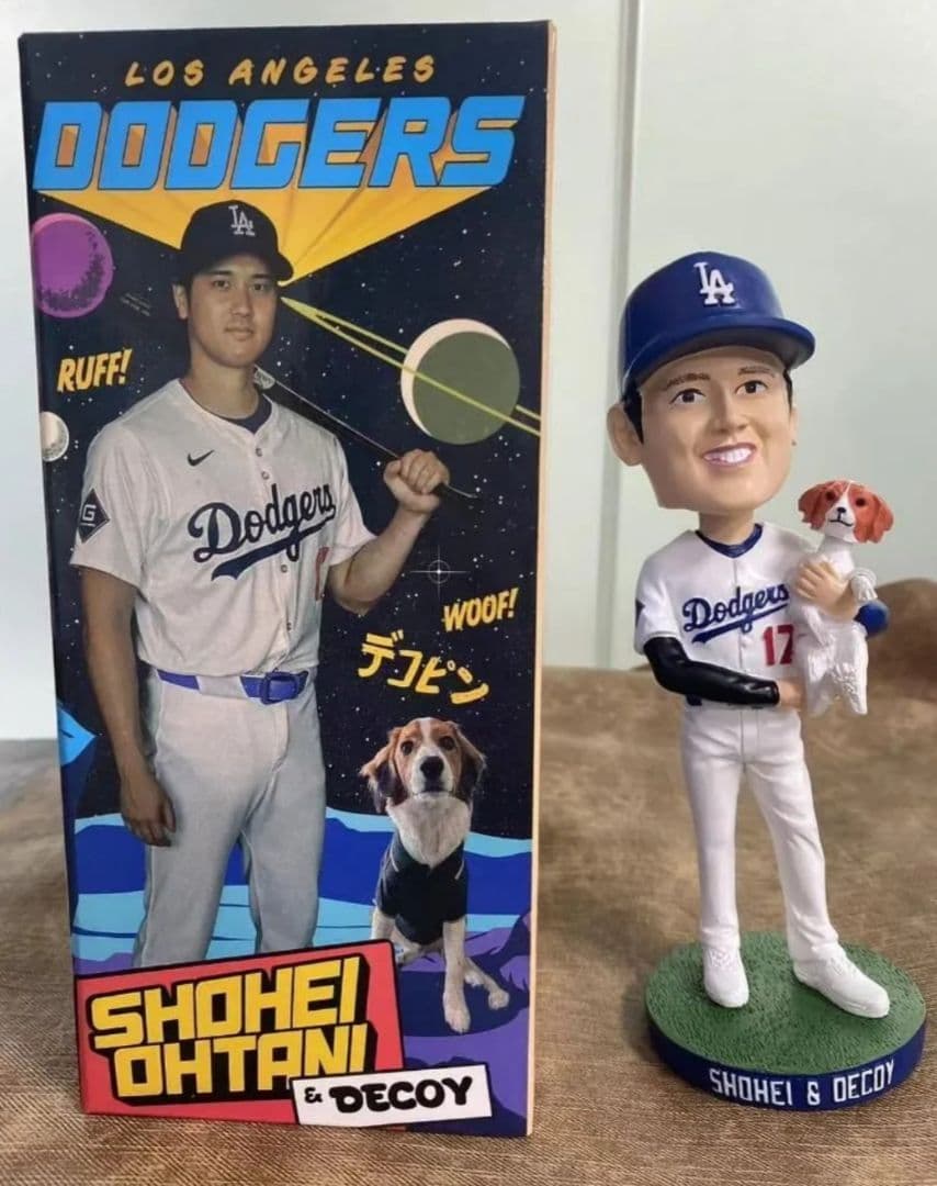 大谷翔平　デコピン 2024年8月28日球場配布 ボブルヘッド人形 限定版