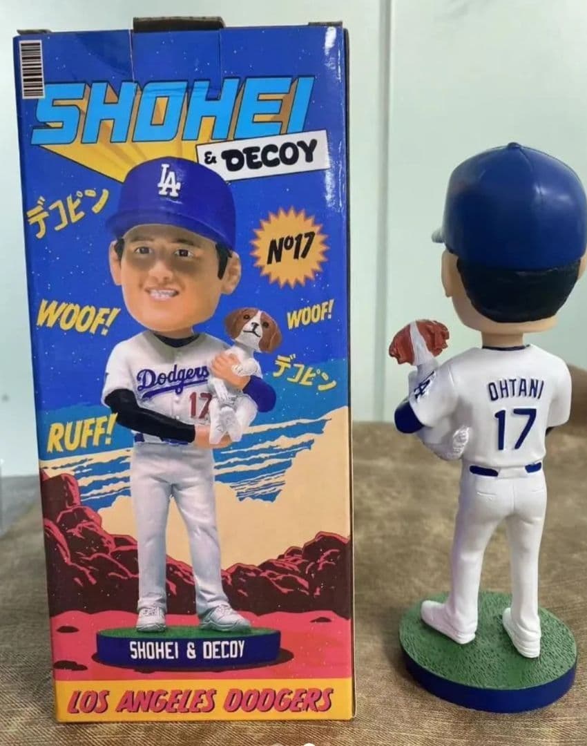 大谷翔平　デコピン 2024年8月28日球場配布 ボブルヘッド人形 限定版