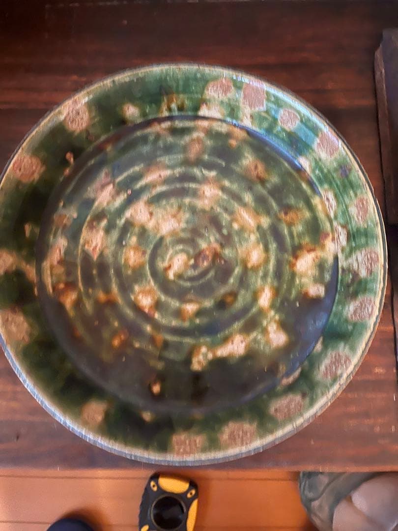 陶器鉢皿　作家の個展で購入の作品