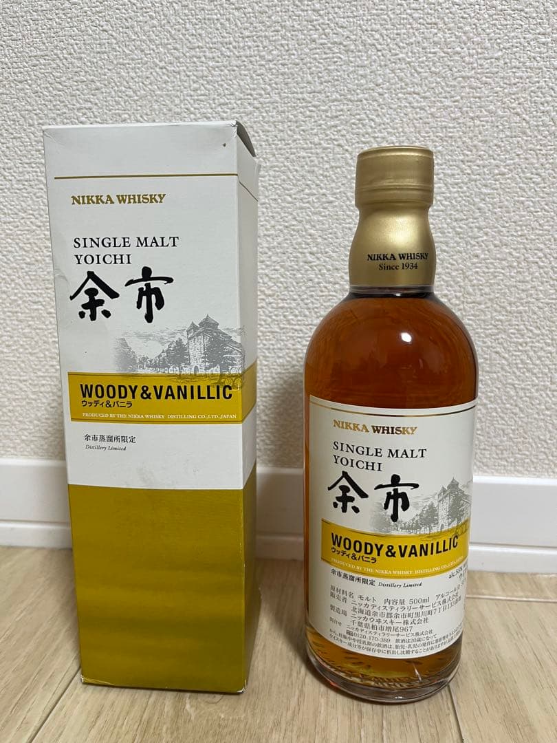 余市WOODY & VANILLA 500ml