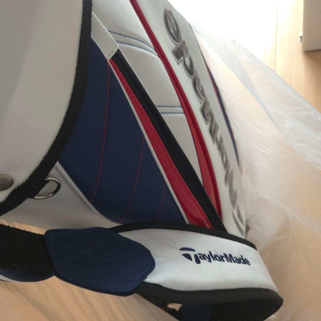テーラーメイド　キャディバッグ　軽量　ネイビー　ホワイト　レッド
