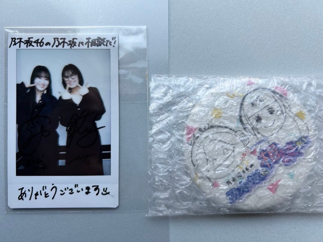 ロ*ク様 乃木坂46 松尾美佑 清宮レイ 直筆サインチェキ 乃木坂46の乃木坂に